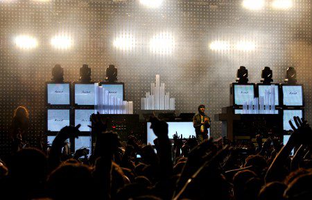 Justice final del concierto