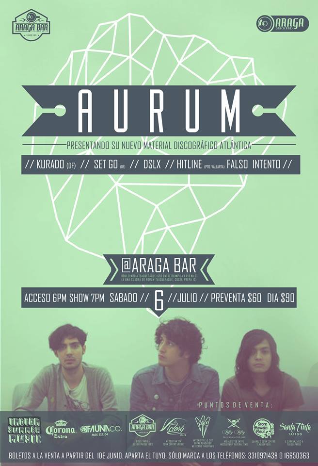 Aurum @ Atlantica Bar, 6 de julio