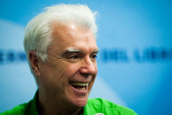 Charla con David Byrne. Foto: Cortesía FIL / Marte Merlos.