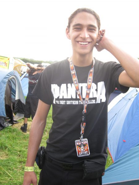 Luis Shatter en el festival Wacken Open Air de Alemania