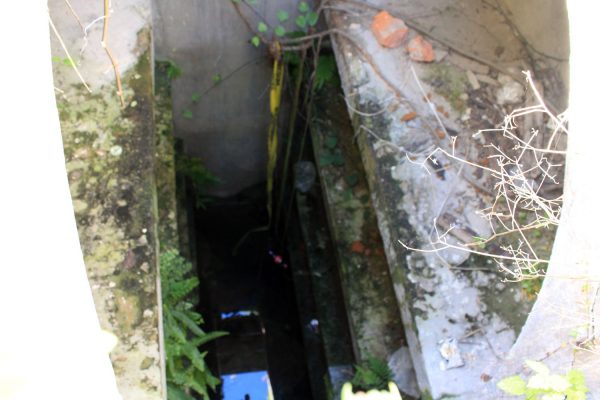 Tumba con profundidad para cinco cuerpos. Foto: Siboney Flores.