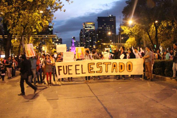 Manifestación por la violencia