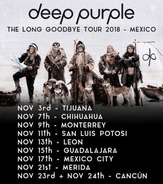 Deep Purple Long Good Bye Tour
